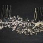 Bridal Crystal Rhinestone Headpiece Flower Hair tiara Comb RB609
