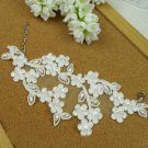 Sexy flower white Lace gothic bead Bracelet BR258