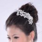 Bridal Rhinestone Crystal Butterfly flower headwear Hair tiara Comb RB636