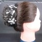Bridal Rhinestone crystal Flower Faux pearl Adjustable forehead band Tiara HR228
