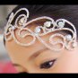 Bridal Rhinestone AB crystal Adjustable forehead band headpiece Hair Tiara HR176