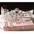 Huge Rhinestone crystal queen crown Pageant Princess Prom Tiara HR266
