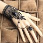 Sexy Belly dance lace Bohemian gothic Black butterfly slave Bracelet BR377
