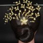 Bridal Rhinestone headpiece Crystal Wedding Hair Tiara Comb RB20 .