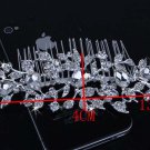 Bridal Crystal Rhinestone Prom Headpiece Hair tiara Comb RB642