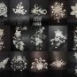 Bridal Rhinestone Crystal adjustable forehead band Vines Halos Hair tiara HR182