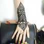 Sexy Belly dance tattoo Bohemian gothic Black butterfly slave Bracelet BR357