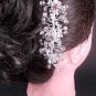 Bridal Rhinestone Crystal Flower Headpiece headdress Hair tiara Comb RB544