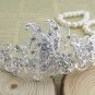 Bridal Crystal Rhinestone butterfly Prom Headpiece Hair tiara Comb RB643