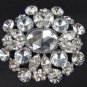 Bridal dress Vintage style Czech Rhinestone Brooch pin Pi331
