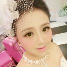 Lolita vintage style Faux pearl gothic Crochet lace White Choker necklace NR439