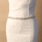 Crystal Bridal Sash-Rhinestone White waist Sash-Wedding Dress Belt HR274