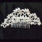 Bridal dance Rhinestone Flower headpiece Princess Prom Tiara comb RB653