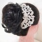 Bridal dance Rhinestone Flower headpiece Princess Prom Tiara comb RB653