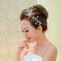 Bridal Clear Rhinestone headpiece Adjustable forehead band Tiara HR269R