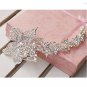 Bridal Crystal Rhinestone Faux pearl Flower Headpiece Hair tiara Comb RB641