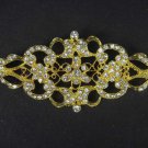 Bridal Crystal rhombus Vintage style Czech Rhinestone Brooch pin Pi180