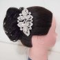 Bridal dance Rhinestone Flower headpiece Princess Prom Tiara comb RB659