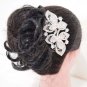 Bridal dance Rhinestone Flower headpiece Princess Prom Tiara comb RB659