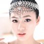 Bridal Rhinestone crystal dangle Topknot Maang tikka deco Headpiece HR301