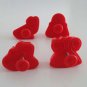 4 Pcs Hat Lady bag dress high heel Cookie Cutter Set- random Cutter Color BM12