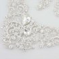 Bridal Clear crystal Rhinestone Bib elegant earring necklace set NR478