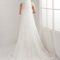 2 layer T2  Bridal Cathedral Wedding White Ivory Veil 2.8M with comb V15
