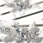 Bridal Rhinestone lace headpiece sew on appliques forehead band Tiara HR231