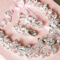 Bridal dragonfly elegant Rhinestone Crystal Hair necklace earring set NR450
