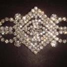 Bridal dress Czech crystal Rhinestone Brooch pin PI256