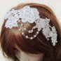 Bridal Prom lace bead dance Hair tiara headband HR263