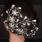 Bridal Rhinestone headpiece headdress Crystal Wedding Hair tiara Comb RB187