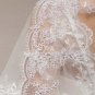 Bridal Wedding White Ivory Voile Veil lace edge 2.9 m V12
