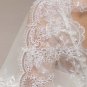 Bridal Wedding White Ivory Voile Veil lace edge 2.9 m V12