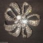 Bridal dress scarf cake decoration Czech crystal Rhinestone Brooch pin PI538