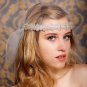 Bridal Rhinestone trim sash applique accessory headband Prom Tiara HR315