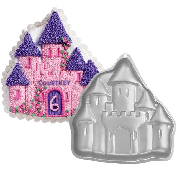 10 X 9 " Bakeware Enchanted Castle Birthday Cake Baking Pan Jello Mold BM04