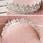Bridal butterfly Rhinestone Headpiece Faux pearl Hair crown tiara HR282