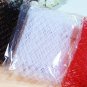 1yd bridal french bead rhinestone birdcage veil white bridal net V17
