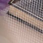 1yd bridal french bead rhinestone birdcage veil white bridal net V17