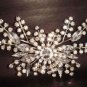 Bridal Dress Corsage Czech Crystal Rhinestone Brooch pin PI228