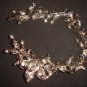 Bridal Headpiece Corsage Czech crystal Rhinestone Brooch tiara pin PI424