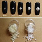 Mixed size Wholesale 1000 pcs 3D Nail Art Tip Faux pearl Decoration DIY lot ND3