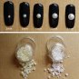Mixed size Wholesale 1000 pcs 3D Nail Art Tip Faux pearl Decoration DIY lot ND3