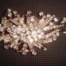 Bridal Vintage Style Corsage Czech Crystal Rhinestone Brooch pin PI74