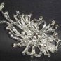 Bridal Vintage Style Corsage Czech Crystal Rhinestone Brooch pin PI74