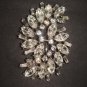 Bridal cake topper dress BLING Corsage Czech Rhinestone Brooch pin PI463