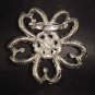 Bridal Flower Corsage Czech Rhinestone Brooch pin PI73