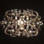 Bridal Cake topper Crystal Corsage Czech Rhinestone Brooch pin PI506