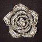 Bridal Tiny rosette crystal Corsage Czech Rhinestone Brooch pin PI467